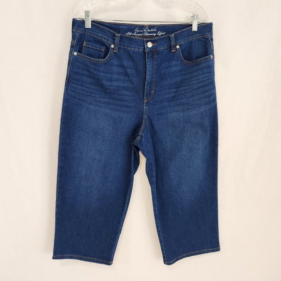 Gloria Vanderbilt Denim - GLORIA VANDERBILD All-Around Slimming Effect Amanda Capri Jean Size 16 LIKE NEW